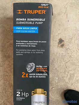herramientas, jardines y exterior - Bomba sumergible TRUPER 2 HP 220V