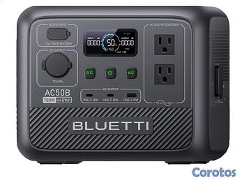 plantas e inversores - BLUETTI AC50B 448Wh 700W Portable Power Station for Road