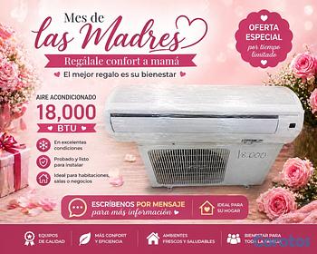 aires acondicionados y abanicos - Aire Acondicionado 18,000 BTU ❄️ Regálale Confort 