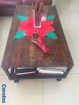 muebles y colchones - Mesa estilo carreta Vintage
